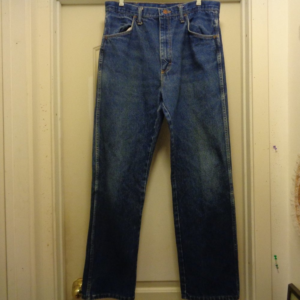RUSTLER STURDY COTTON MENS JEANS 36 BY 32